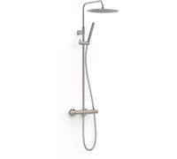 Tres Over-Wall ensemble de douche mural avec thermostat oui noir 19039302AC