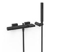 Tres Project-tres mitigeur bain 21117001NM apparent, avec set bain-douche, noir mat