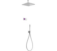 Kit de douche thermostatique électronique et encastré (2 voies) SHOWER TECHNOLOGY - TRES 09286564