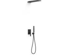 Tres Slim Exclusive ensemble de douche encastré oui noir 20228005NM