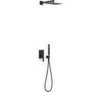 Tres Study Exclusive ensemble de douche encastré oui noir 20228004NM