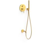 Tres Study Exclusive kit baignoire-douche encastré doré 26228006OR