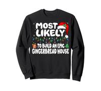 Très susceptible de Construire Une Maison en Pain d'épice épique - Noël Sweatshirt