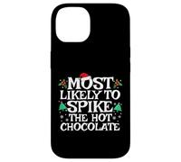 Très susceptible de Spike The Hot Chocolate Funny Christmas Coque pour iPhone 14