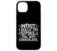 Très susceptible de Spike The Hot Chocolate Funny Christmas Coque pour iPhone 14 Plus
