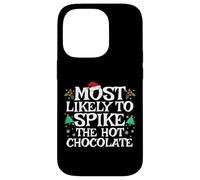Très susceptible de Spike The Hot Chocolate Funny Christmas Coque pour iPhone 14 Pro