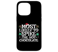 Très susceptible de Spike The Hot Chocolate Funny Christmas Coque pour iPhone 14 Pro Max