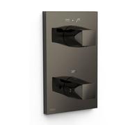Tres Therm-Box mitigeur bain-douche encastrée avec thermostat noir 21125001KM