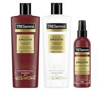 TRESemmé Keratin Smooth Coffret Shampooing, Après-Shampooing et Spray Thermoprotecteur, Cheveux Lisses, Brillants et Doux, Anti-Frisottis Jusqu'à 72H, Protection Jusqu'à 230°C, 400ml + 400ml + 200ml