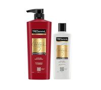 TRESemme Keratin Smooth Combo pour un contrôle durable des frisottis - Shampooing 580 ml et après-shampoing 190 ml