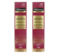 TRESemmé Keratin Smooth Huile Nourrissante, Pour Cheveux Lisses, Cheveux Brillants et Doux, Action Anti-Frisottis Jusqu'à 72 Heures, Avec Kératine Hydrolysée et Huile de Marula, 2x 75ml