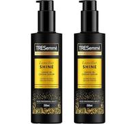 TRESemmé Lamellar Shine Crème-Sérum Sans Rinçage Éclat, Pour Tous Types de Cheveux, Cheveux Soyeux, Brillants et Démêlés, Fibre Capillaire Renforcée, Avec Technologie Lamellaire, 2x 200ml