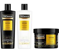TRESemmé Lamellar Shine Set Soin Cheveux, Shampooing, Après-Shampooing et Masque, Cheveux Soyeux, Brillants et Démêlés, Fibre Capillaire Renforcée, Avec Technologie Lamellaire, 400ml + 400ml + 440ml