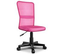 TRESKO® Chaise Fauteuil siège de Bureau Ergonomique, de 7 Couleurs différentes, Lift SGS contrôlé (Rose)