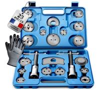 TRESKO® Coffret Repousse Piston d'étriers de Freins Bleu | 23 pcs IN ants | Universel pour Remplacement de Plaquettes de Frein