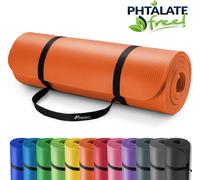 TRESKO Tapis d'exercice fitness | Orange | 185 x 60 x 1,5 cm| tapis de yoga tapis de Pilates tapis de gymnastique
