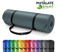 TRESKO Tapis d'exercice fitness | Petrol | 185 x 60 x 1,0 cm| tapis de yoga tapis de Pilates tapis de gymnastique