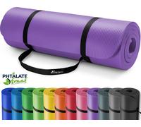 TRESKO Tapis d'exercice fitness | Pourpre | 190 x 100 x 1,5 cm| tapis de yoga tapis de Pilates tapis de gymnastique