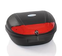 TRESKO XXL 48L Top Case Coffre, Scooter Moto Quad Valise Top Case Universel de Moto Contient jusqu'à 2 Casques