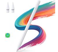 Tresoba Findmy - Stylet pour iPad pour Apple Pencil, stylet Apple à charge rapide avec raccourcis/sensibilité à l'inclinaison, iPad 6/7/8/9/10/A16 et Air 3/4/5/M2, Mini 5/6/7 et Pro 11"/12,9"/M4