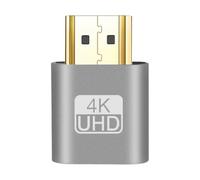 Trésor d'écran de verrouillage d'émulateur-edid 4K, prise d'émulateur portable, adaptateur d'affichage virtuel avec résolution de 1080p | -dongle, émulateur de moniteur et adaptateur