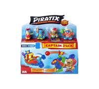PIRATIX ADVENTURE WORLD Jeu de Figurines de Pirates, modèles Assortis, Comprend Un Bateau et des Personnages