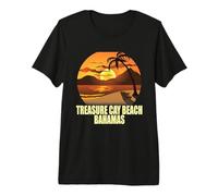 Trésor Souvenir de l'île Great Abaco, Plage de Cay Beach, île des Bahamas T-Shirt Haut de Gamme