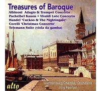 Trésors du Baroque. Albinoni, Pachelbel, Haendel, Corelli, Vivaldi, Telemann. Faerber.