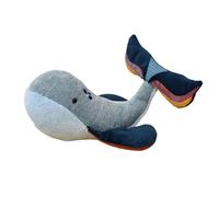 Doudou et Compagnie Peluche HO3261 Baleine bleue 30 cm Éveil des sens Dès la naissance