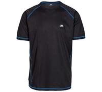 Trespass Albert Quick Dry T-Shirt à Manches Courtes pour Homme XXS Noir