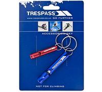 Trespass Blow X Survival Whistle Keyring Set