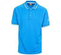 Trespass Bonington Homme Polo séchage Rapide Manches Courtes extérieur - Bleu Brillant - S