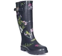 Trespass Bottes de pluie femme Elena – motif oiseaux noir – Taille 41