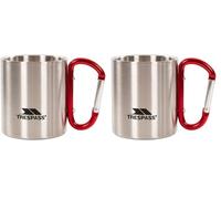 Trespass Bruski Tasse Mixte Adulte, Argent, 1 Unité (Lot de 2)