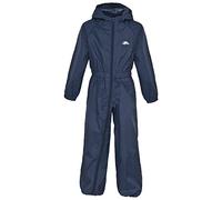 Trespass Mixte enfant Button Combinaison de pluie, Bleu Marine, 12-18 mois EU