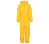 Trespass Bouton Combinaison de Pluie imperméable avec Capuche Enfants, Jaune Soleil, 2-3 Ans