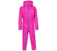 Trespass Button Vestes coupe-pluie Enfant Rose chaud FR : XS (Taille Fabricant : 12/18)