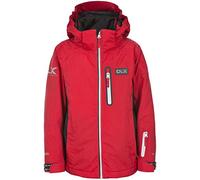 Trespass Castor Veste de Ski Mixte Enfant, Rouge, FR : XS (Taille Fabricant : 3-4)