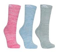 Trespass - Chaussettes de marche HELVELLYN - Femme (36-39 FR) (Rose/bleu/vert) - UTTP4506 Rose/bleu/vert G