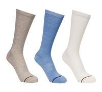 Trespass - Chaussettes HEATHAN - Adulte (36-39 FR) (Beige/Blanc cassé/Bleu gris)