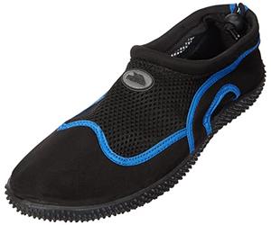 Trespass Chaussures Aquatiques Unisexes Paddle - Semelle Antidérapante, Mesh Respirant, Tissu Extensible, Fermeture à Cordon, Design Léger à Enfiler, Extérieur TRP, Base Caoutchouc