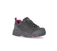 Trespass Chaussures de marche pour femme avec semelles antidérapantes, coupe basse, à lacets, imperméables et respirantes, chaussures de randonnée, trekking, camping, Castle, 41 EU