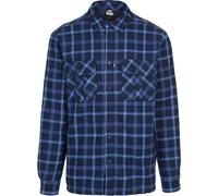 Trespass Chemise Rapeseed - Mens Check Shirt Dark Blue Check XL