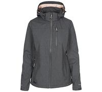 Trespass Claren II Veste Softshell DLX pour Femme, Gris foncé chiné ou Blush, Taille 16, 44