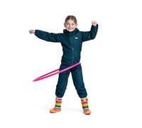 Trespass Combinaison de pluie imperméable pour enfants, bleu sarcelle, 3-4 ans