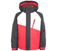 Trespass Crawley Ensemble de Ski Enfant Noir/Rouge FR : M (Taille Fabricant : 7/8)