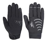 Trespass Crossover Men Women Active Waterproof Reflective Running Cycling Gloves