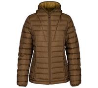 Trespass Doudoune rembourrée pour femme avec tissu Ripstop et capuche Bartush, Olive foncé, L