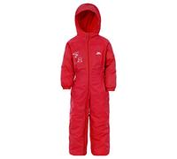 Trespass Dripdrop Combinaison de Pluie Enfant Rouge FR : 18/24 (Taille Fabricant : 18/24)