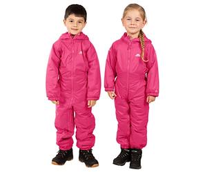 Trespass Dripdrop Mixte combinaison de ski à capuche poches extérieur - -